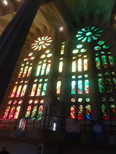 Inside la Sagrada Familia